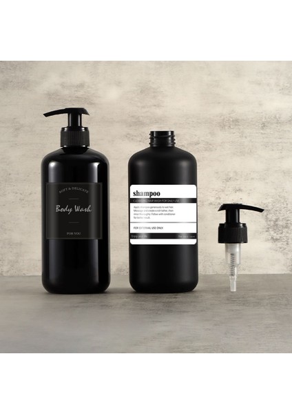 M Tarzı Büyük Kapasiteli Sabunluk Şişe Kitchenbathroom Doldurulabilir Pompa Bulaşık Sabunu Şampuan Duş Jeli Konteyner (Yurt Dışından) indirimleri