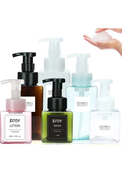 Bir Stil Köpük Sabunluk Şişe El Temizleyici Köpük Pompası Makinesi Banyo Için Şişe Taşınabilir Seyahat Sabun Köpük Şişe (Yurt Dışından) fiyatları