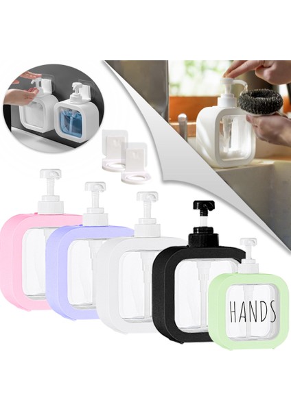 Yeşil Tarzı 300 ml Mutfak Sabunluk El Sabunu Bulaşık Sabunu Şişesi Banyo Şampuanı Duş Jeli Pres Tipi Depolama Şişesi ml (Yurt Dışından) fiyatları