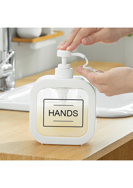 Pembe Tarzı 500 ml Ev Sıvı Sabunluk Şampuan El Sabunu Çamaşır Sıvısı Alt Şişeleme Pres Tipi Banyo Duş Jeli Şişe ml (Yurt Dışından) fırsatları