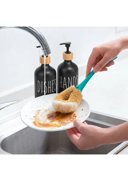 Pompa Stili Şampuan Sabunluk Banyo Duş Jeli Dağıtıcı Mutfak Bulaşık Sabunu Ahşap Pompa Şişe Dolum Duş Jeli El Sıvı Kabı (Yurt Dışından) modelleri