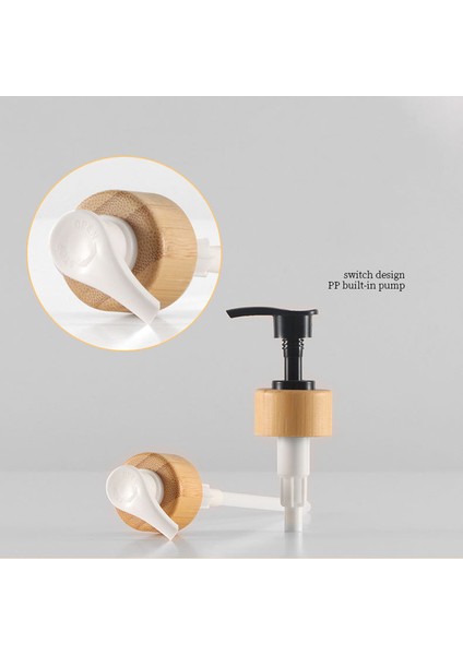 300ML-BEYAZ-WOODPUMP Tarzı Ahşap Pompalı Bulaşık Sabunu Şişesi Sıvı Sabunluk El Sabunu Losyon Kabı Doldurulabilir Kavanoz Mutfak Banyo Için ml (Yurt Dışından) fırsatları