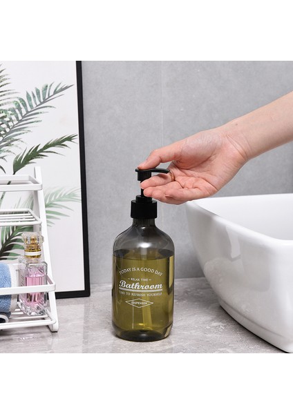 C Tarzı 500 ml Banyo Sabunluk Doldurulabilir Şampuan Duş Jeli Şişe Çok Amaçlı Sıvı Saklama Kabı Şişeleri Bathkitch Için (Yurt Dışından) fırsatları