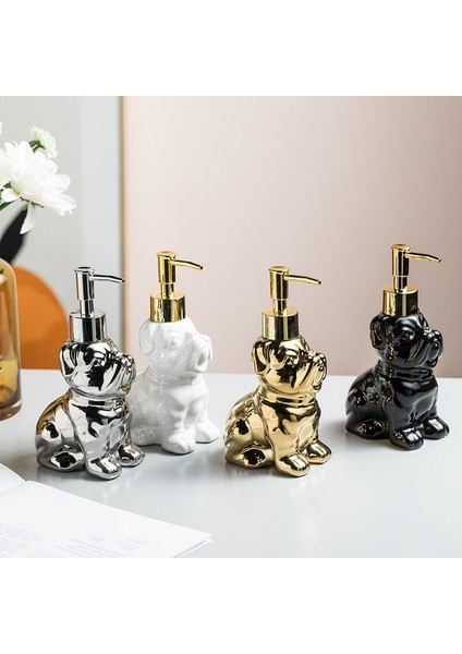 Bir Stil Seramik Losyon Şişe Basın Kafa Sabun Şişesi Karikatür Köpek Altın Köpek Tuvalet Depolama Sabunluk Banyo Aksesuarları (Yurt Dışından) fiyatları