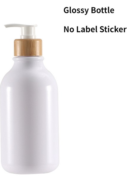 B-Beyaz Tarzı 500ML ml Sabunluk Kalınlaşmış Doldurulabilir Şampuan Pompası Şişesi Losyon Kabı Sabun Pompası Tankı El Yıkama Banyo Aksesuarları (Yurt Dışından)