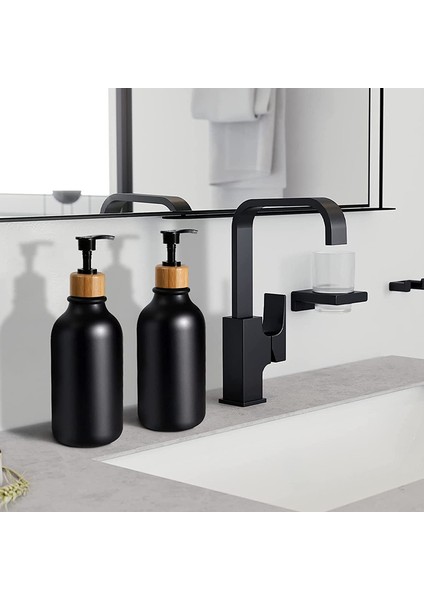 B-Beyaz Tarzı 500ML ml Sabunluk Kalınlaşmış Doldurulabilir Şampuan Pompası Şişesi Losyon Kabı Sabun Pompası Tankı El Yıkama Banyo Aksesuarları (Yurt Dışından) fiyatları