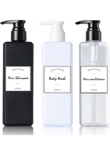 Net Stil Doldurulabilir Pompa Şişeleri Losyonlar ve Kremler Için Plastik Pompa Şişeleri El Temizleyici Sabun Şampuan Saç Kremi 500ML Için Dispenser (Yurt Dışından) fiyatları