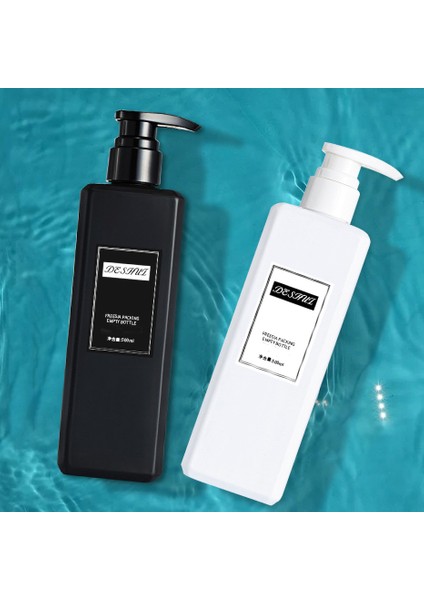 Net Stil Doldurulabilir Pompa Şişeleri Losyonlar ve Kremler Için Plastik Pompa Şişeleri El Temizleyici Sabun Şampuan Saç Kremi 500ML Için Dispenser (Yurt Dışından) fırsatları