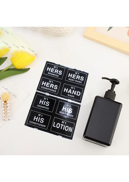 Pembe Tarzı 650ML Doldurulabilir Duş Sabunu Dispenseri Siyah Boş Şişe Şampuan Kremi Duş Jeli Dispenseri Kabı Boş ml (Yurt Dışından) modelleri