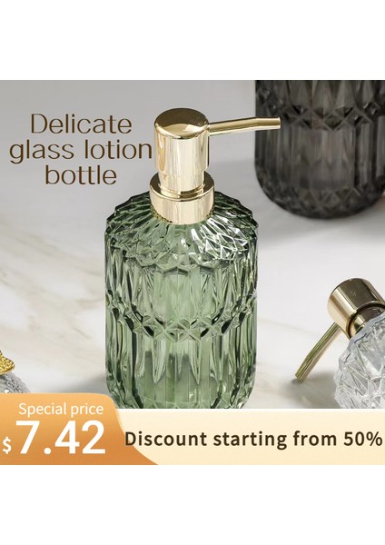 Bir Stil Banyo El Temizleyici Konteyner Taşınabilir Cam Seyahat Sıvı Sabunluk 390 ml Şampuan Vücut Yıkama Dispenseri Aksesuarları (Yurt Dışından) fiyatları