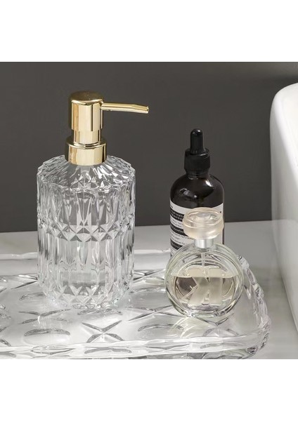 Bir Stil Banyo El Temizleyici Konteyner Taşınabilir Cam Seyahat Sıvı Sabunluk 390 ml Şampuan Vücut Yıkama Dispenseri Aksesuarları (Yurt Dışından) modelleri