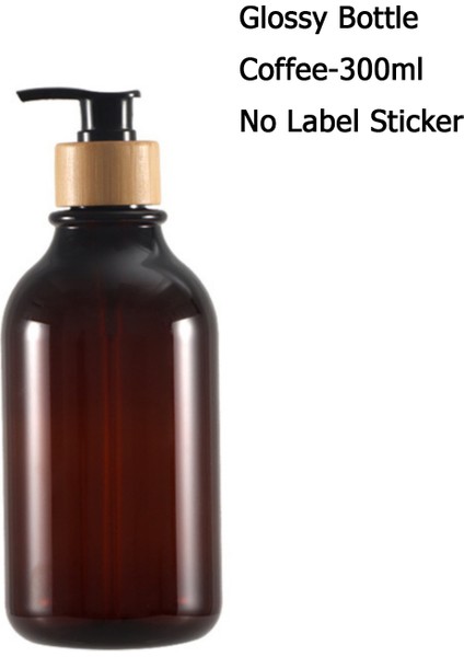 LW0006-2-CS Stili ml Sabun Pompalı Dağıtıcı Banyo Şampuanı Mutfak Bulaşık Ahşap Pompa Şişe Dolum Duş Jeli El Sıvı Saklama Kabı (Yurt Dışından)