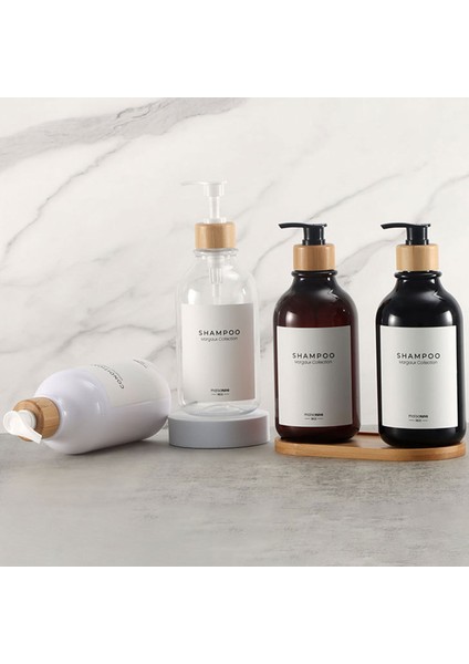 LW0006-2-CS Stili ml Sabun Pompalı Dağıtıcı Banyo Şampuanı Mutfak Bulaşık Ahşap Pompa Şişe Dolum Duş Jeli El Sıvı Saklama Kabı (Yurt Dışından) indirimleri