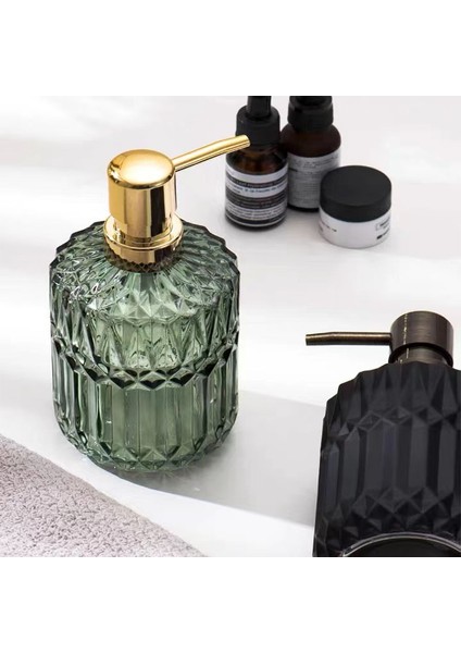 Bir Stil Banyo El Temizleyici Konteyner Taşınabilir Cam Seyahat Sıvı Sabunluk 390 ml Şampuan Vücut Yıkama Dispenseri Aksesuarları (Yurt Dışından) fırsatları