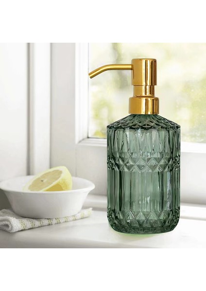 Bir Stil Banyo El Temizleyici Konteyner Taşınabilir Cam Seyahat Sıvı Sabunluk 390 ml Şampuan Vücut Yıkama Dispenseri Aksesuarları (Yurt Dışından) indirimleri