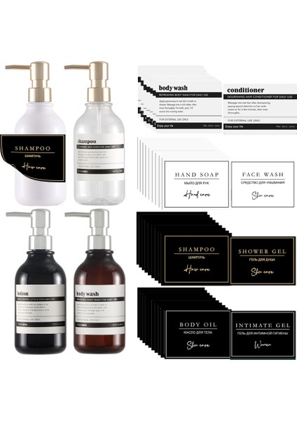 A-Etiketler Tarzı 300 ml ml Şampuan Dispenser Şişesi Gümüş Altın Pompa ile Yeniden Kullanılabilir Doldurulabilir Plastik Şişe Banyo Mutfak Çiftlik Evi Dekor Için (Yurt Dışından) fiyatları