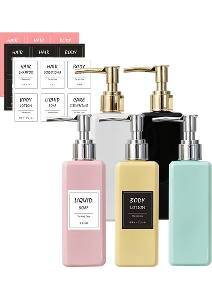 Pembe Tarzı Seyahat Depolama Şişesi 250 ml Kare Sabunluk Şişe Doldurulabilir Losyon Basın Şişe Kozmetik Depolama Şişe Banyo Erişimi (Yurt Dışından) indirimleri