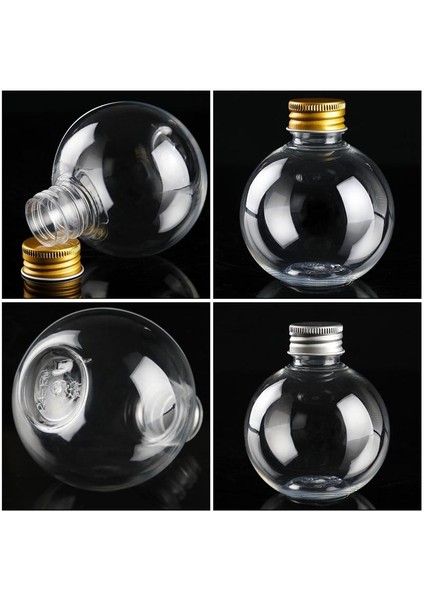 Lastic Şişeler Boş Sızdırmaz 150 ml Şeffaf Konteyner Topu Şişe Ev Dekor Için Su Şişeleri (Yurt Dışından)