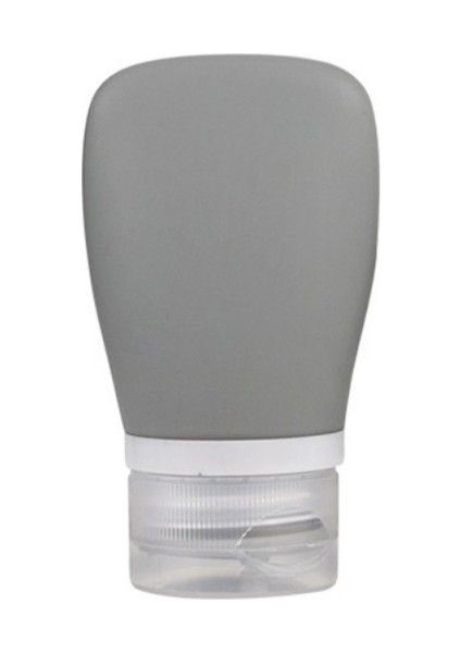 Gri Tarzı 90ML ml Seyahat Silikon Dağıtım Şişesi Sızdırmaz Ev Seyahat Seti Yüz Temizleyici Kozmetik Konteyner Losyon Saklama Şişesi (Yurt Dışından)