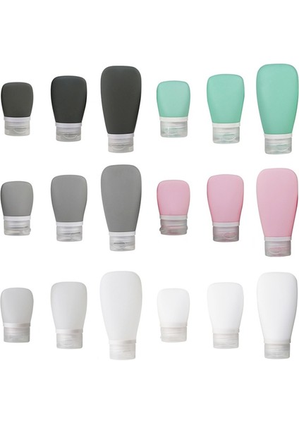 Gri Tarzı 90ML ml Seyahat Silikon Dağıtım Şişesi Sızdırmaz Ev Seyahat Seti Yüz Temizleyici Kozmetik Konteyner Losyon Saklama Şişesi (Yurt Dışından) fiyatları