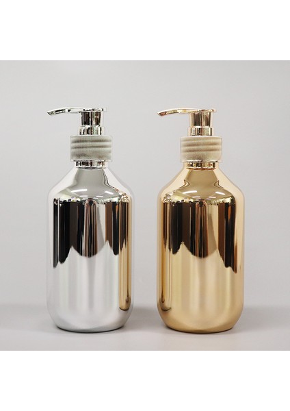 Altın Tarzı 300 ml El Sabunu Dispenserleri Banyo Şampuan Şişesi Altın Krom Plastik Sıvı Sabun Şişeleri Paslanmaya Dayanıklı Vücut Yıkama Dispenserleri (Yurt Dışından)