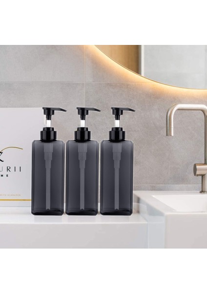 Gri Tarzı 650ML Seyahat Losyon Dispenseri Basın Şampuanı Vücut Yıkama Şişesi Banyo El Temizleyici Boş Şişe Taşınabilir Losyon Şişesi (Yurt Dışından) fırsatları