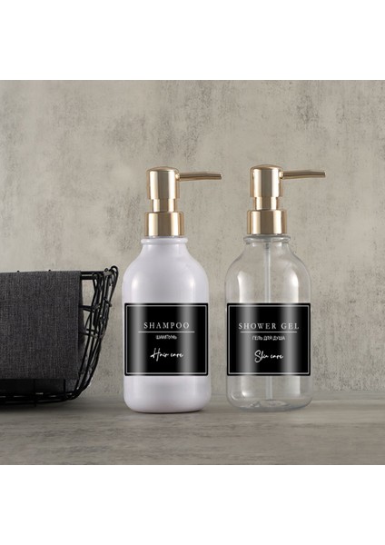 G Tarzı Çıkarılabilir Su Geçirmez Etiket Mutfak Bulaşık Sabunu Banyo Şampuanı ve Saç Kremi Sabunluk Etiketi Benzersiz Şişe Çıkartmaları (Yurt Dışından) indirimleri