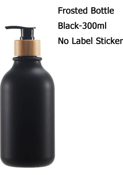 LW0006-1-BS Stili ml Sabun Pompalı Dağıtıcı Banyo Şampuanı Mutfak Bulaşık Ahşap Pompa Şişe Dolum Duş Jeli El Sıvı Saklama Kabı (Yurt Dışından)