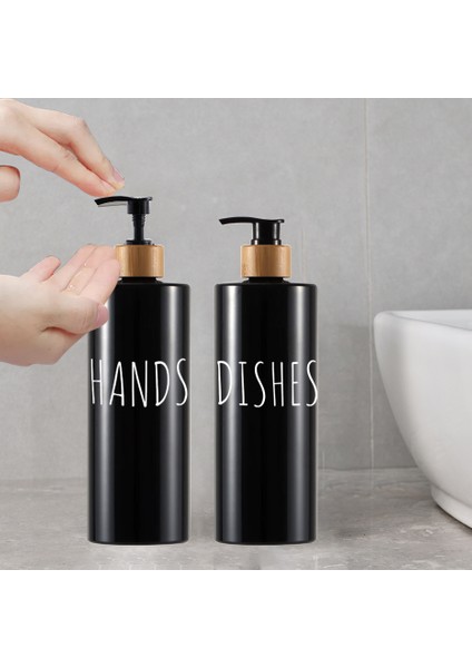 Beyaz Stil 500 ml Mutfak Sabunluk El Sabunu Yemekleri Depolama Şişe Şampuan Vücut Yıkama Doldurulabilir Şişe Taşınabilir Seyahat Depolama Şişesi (Yurt Dışından) modelleri