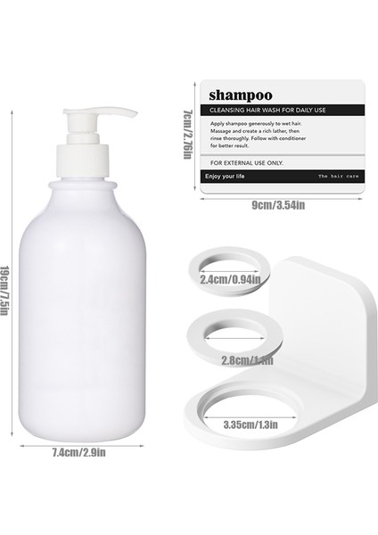 Şişe Trans Tarzı Çiftlik Evi Dekorasyon Sabunluk Çıkartmalar ve Duvara Monte Askılar Doldurulabilir Boş Şampuan Losyon El Bulaşık Sabunu Şişesi (Yurt Dışından) fırsatları