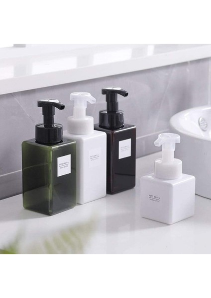 Tepsi Tarzı 650ML Köpük Sabunluk Banyo Köpük Şişe El Sabunu Kirpik Temizleyici Şampuan Doldurulabilir Şişe Seyahat Depolama Şişesi (Yurt Dışından) modelleri