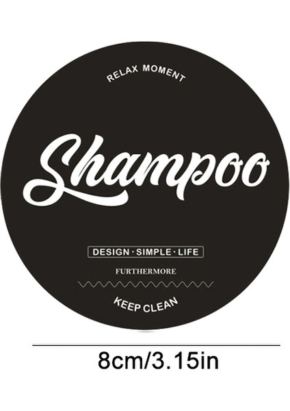 Şampuan Tarzı Su Geçirmez Baskılı Şişe Etiketi Sabunluk Etiketi Kendinden Yapışkanlı Sabun Losyon Şampuan Kremi Çiftlik Evi Banyo Mutfak (Yurt Dışından)