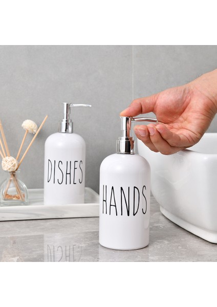 Bordo Tarzı Mutfak Sabunluk Beyaz Bulaşık Sabunu Dispenseri ve El Sabunu Banyo Doldurulabilir Şampuan Duş Jeli Şişe Mesa Süsleme Bott (Yurt Dışından) modelleri
