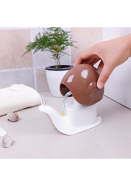 Yaratıcı Salyangoz Şekli Sabunluk Kozmetik Şişeleri Banyo El Temizleyici Şampuan Vücut Yıkama Losyonu Şişesi Banyo Donanım (Yurt Dışından)