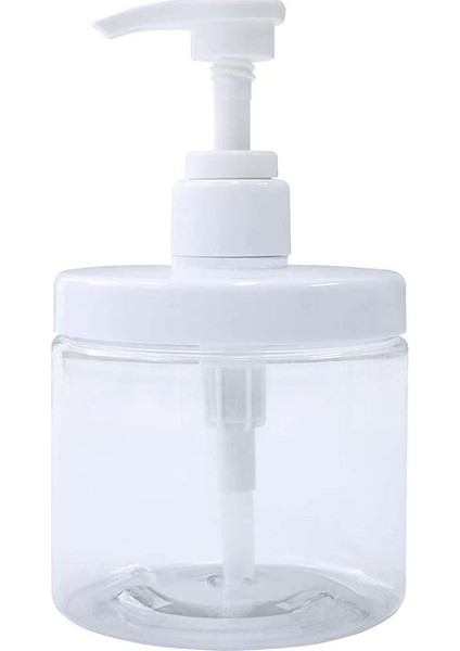 Beyaz Stil 500 ml Şeffaf Şişe Sıvı Konteyner Sabunluk Şampuan Losyon Duş Jeli Köpük Pompa Şişeleri Geniş Ağız El Yıkama Şişesi (Yurt Dışından) fiyatları