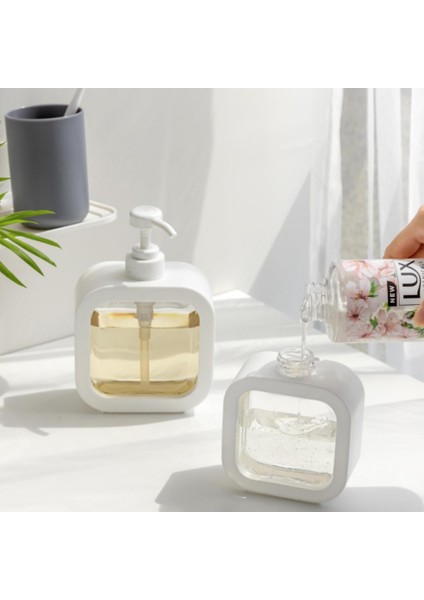 Pembe Tarzı 300 ml Mutfak Sabunluk El Sabunu Bulaşık Sabunu Şişesi Banyo Şampuanı Duş Jeli Pres Tipi Depolama Şişesi ml (Yurt Dışından) fırsatları