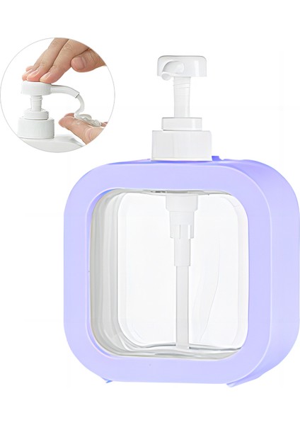 Dağıtıcı-Mor Tarzı 300 ml Losyon Dispenseri Köpük Şampuan Şişeleri Eller Yemekleri Çamaşır Deterjan Dispenseri Konteyner Banyo Mutfak Sabun Organizatör (Yurt Dışından)