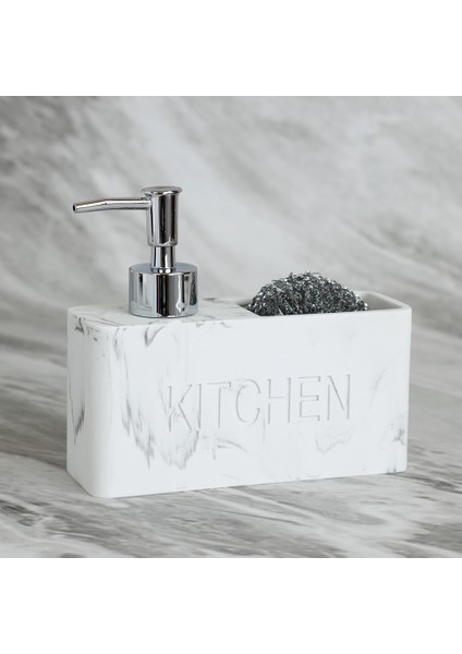 Sarı Stil NO.200 Boyutu Mutfak Için Bulaşık Sabunu Dispenseri Sıvı El Sabunu Dispenseri Pompa Şişe Caddy Saklama Bölmeli Süngerleri Tutar ve Saklar (Yurt Dışından) indirimleri