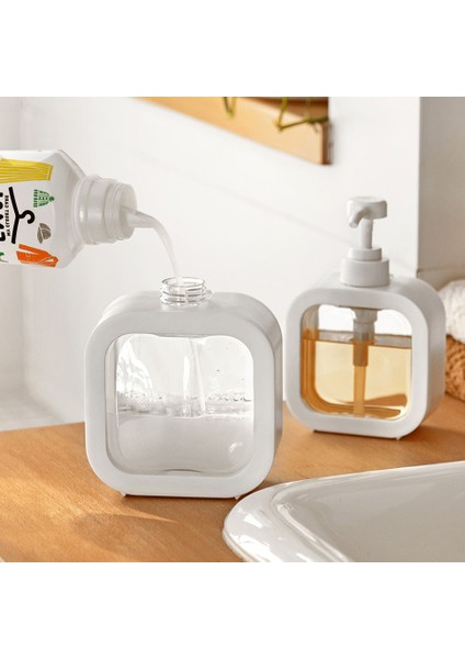 Dağıtıcı-Pembe Tarzı 500 ml Losyon Dispenseri Köpük Şampuan Şişeleri Eller Yemekleri Çamaşır Deterjan Dispenseri Konteyner Banyo Mutfak Sabun Organizatör (Yurt Dışından) indirimleri