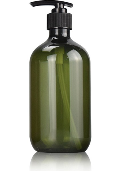 C Tarzı Şampuan Dispenseri Şişesi Duvara Monte Pompa Şişe Tutucu Banyo Su Geçirmez Etiketli 500ML Boş Şişe (Yurt Dışından)