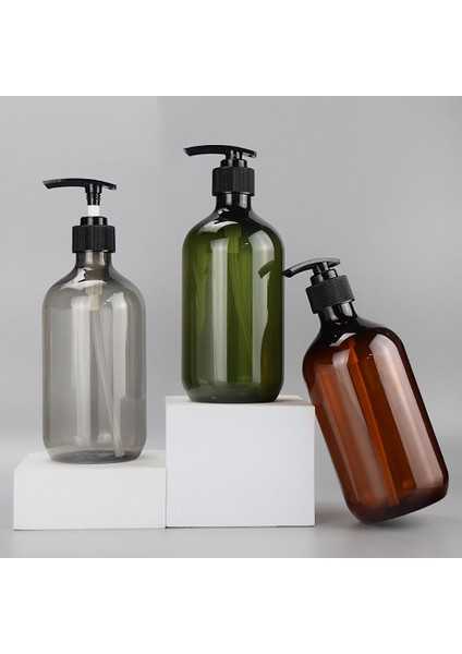 C Tarzı Şampuan Dispenseri Şişesi Duvara Monte Pompa Şişe Tutucu Banyo Su Geçirmez Etiketli 500ML Boş Şişe (Yurt Dışından) modelleri