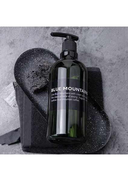 C Tarzı 500ML 250 Mlml Koyu Yeşil Sabun Şişesi Seyahat Kavanoz Losyonlar Sprey Şişeleri Sıvı Basın Dağıtıcılar Ev Banyo Duş Jeli Şişe (Yurt Dışından)