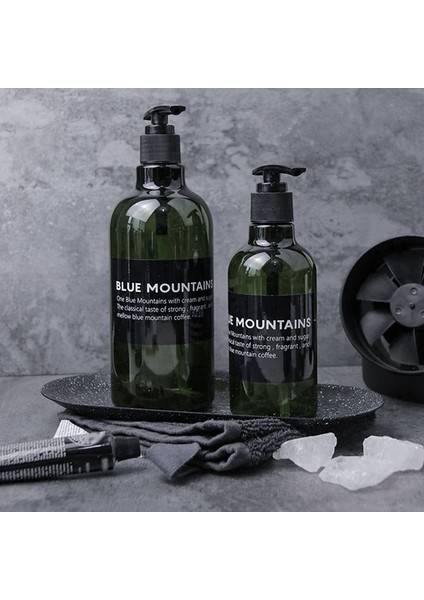 C Tarzı 500ML 250 Mlml Koyu Yeşil Sabun Şişesi Seyahat Kavanoz Losyonlar Sprey Şişeleri Sıvı Basın Dağıtıcılar Ev Banyo Duş Jeli Şişe (Yurt Dışından) modelleri