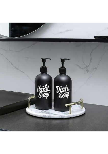 Mavi Stil 500 ml Mutfak Sabunluk Şişe Mat Siyah Bambu Ahşap Pompa Şişe Bulaşık Sabunu El Sabunu Doldurulabilir Şişe Banyo Aksesuarı (Yurt Dışından) fırsatları