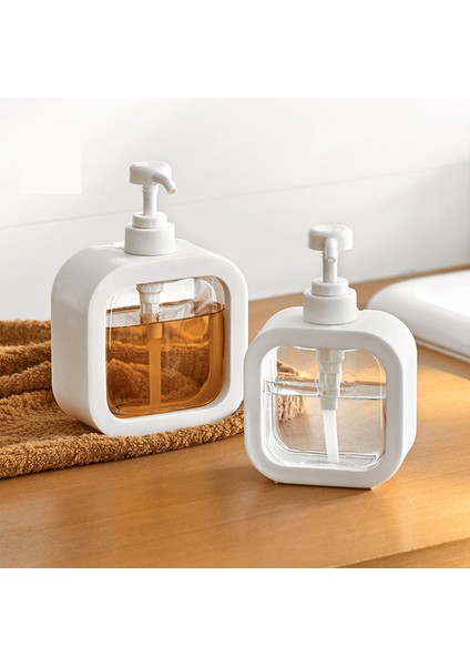 500ML Tarzı Banyo Sabunluklar Doldurulabilir Losyon Şampuan Dispenseri Taşınabilir Seyahat Dağıtıcı Boş Banyo Pompası Şişesi ml (Yurt Dışından) fiyatları