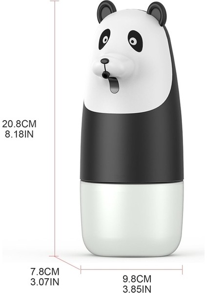 Otomatik Panda Köpük Sabunluk Köpük Pompası Şişeleri Fotoselli El Dezenfektanı Dispenseri Şişe Jel Sıvı Dağıtıcı USB (Yurt Dışından) modelleri