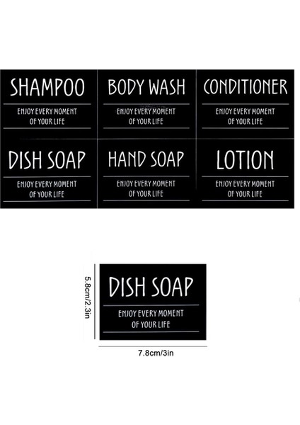 No.3 Tarzı Cam Plastik Şişeler Için Su Geçirmez Sabun Etiketleri Çıkarılabilir Dağıtıcı Etiket Çıkartmaları Losyon Şampuan Için Temizleme Şişesi Etiketi (Yurt Dışından) modelleri