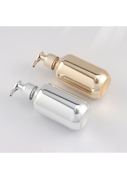 Gümüş-A Tarzı 500 ml Banyo El Sabunu Dispenserleri Mutfak Altın Krom Plastik Losyon Şampuan Şişeleri Paslanmaya Dayanıklı Sabun Pompası Duş Jeli Konteyner ml (Yurt Dışından) indirimleri