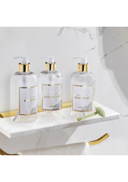 D Tarzı 500ML Banyo Dispenserleri Şampuan ve Saç Kremi Dispenser Şişeleri Doldurulabilir Losyon Pres Tipi Şişe Banyo Aksesuarları (Yurt Dışından) indirimleri