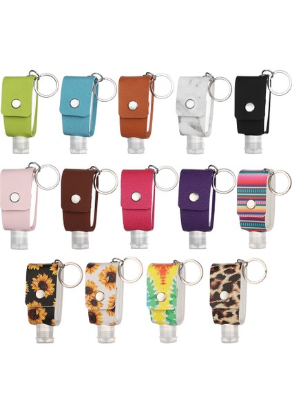 Şakayık Tarzı 30 ml El Temizleyici Şişe Taşınabilir Anahtarlık Tutucu Seyahat Yeniden Kullanılabilir Şişe El Yıkama Jeli Anahtarlık Taşıyıcı ile Alt Şişeleme (Yurt Dışından) fiyatları